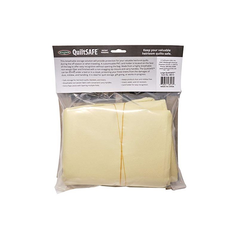 Sullivans 48513 Quiltsafe Storage Bag, 16" x 24" x 9"