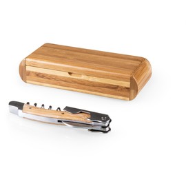 LEGACY - a Picnic Time Brand Elan Deluxe Waiter's Corkscrew in Bamboo Presentation Box