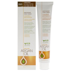 Argan Oil Permanent Color Cream - 8RG Light Tangerine Blonde by One n Only for Unisex - 3 oz Hair Color