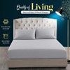 Sunshine Comforts Microfiber Fitted Sheets Super King Size Breathable, Anti
