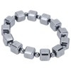 0.4in Terahertz Bracelet Rectangle Beads Good Thermal Conductivity Natural Terahertz