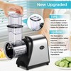 Electric Cheese Grater, 5-in-1 Vegetable Slicer & Salad Maker with