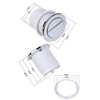 Housler® Chrome Pneumatic Toilet Cistern Tank Dual Push Button