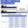 KM-LINEARTECH 34" 850mm 440lbs 2000N 12V Electric Linear Actuator 34