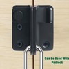 ZiYuya Folding Latch Gate Latch Security Latch Latch for Barn