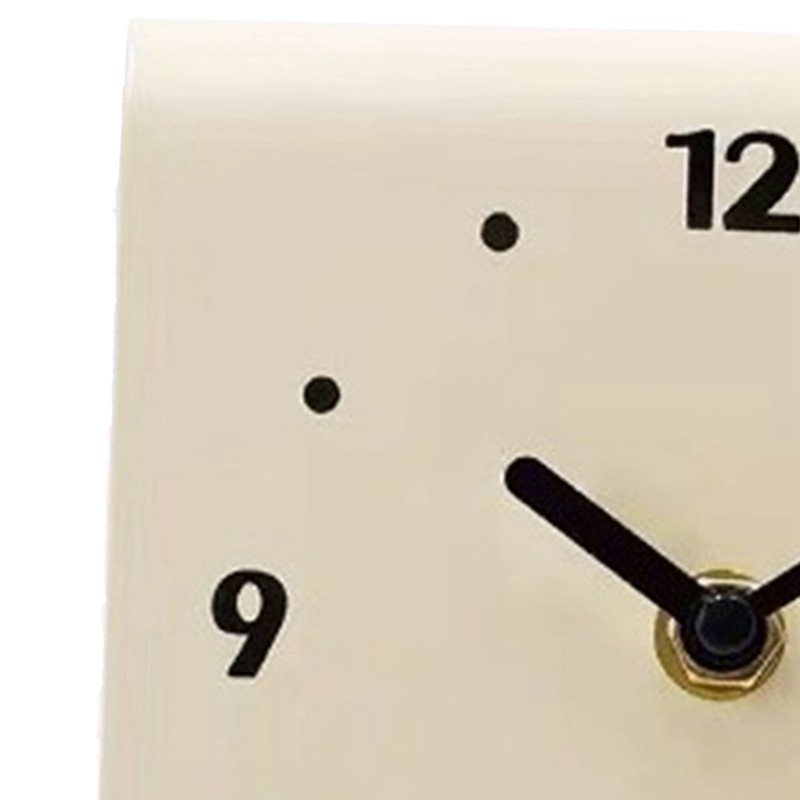 Desktop Clock Simple Modern Quiet Movement Metal Desk Clock Ornament