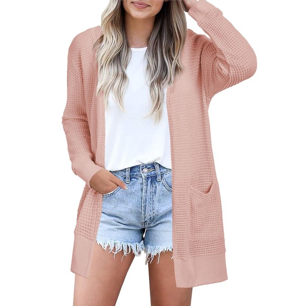 STYLEWORD Womens Spring Cardigan Sweaters Trendy 2025 Lightweight Open Front