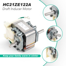 HC21ZE122A Draft Inducer Blower Motor Fits for Carrier Furnace | Bryant and Payne Furnace Replaces HC21ZS122 J238-112-11202 l Furnace Blower Motor
