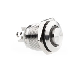 Huber LED Bell Push 12660 Stainless Steel Vandal Resistant to, Orange