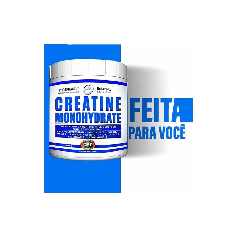 Creatina Monohidratada Hi Tech Hplc Pura Fosfageno 400 Gr