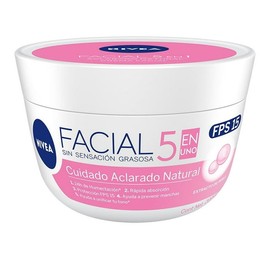 Crema facial NIVEA Cuidado Facial 5en1 aclarado natural 200 ml