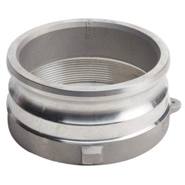 6" x 6" Aluminum Camlock Fitting - Hose Coupler - Type A Male Cam Lock Hose Adapter - Female Threaded NPT Cam & Groove