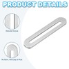 PATIKIL Joint Fittings 90*19mm with Slots, 10pcs Adjustable Slide-in Slot