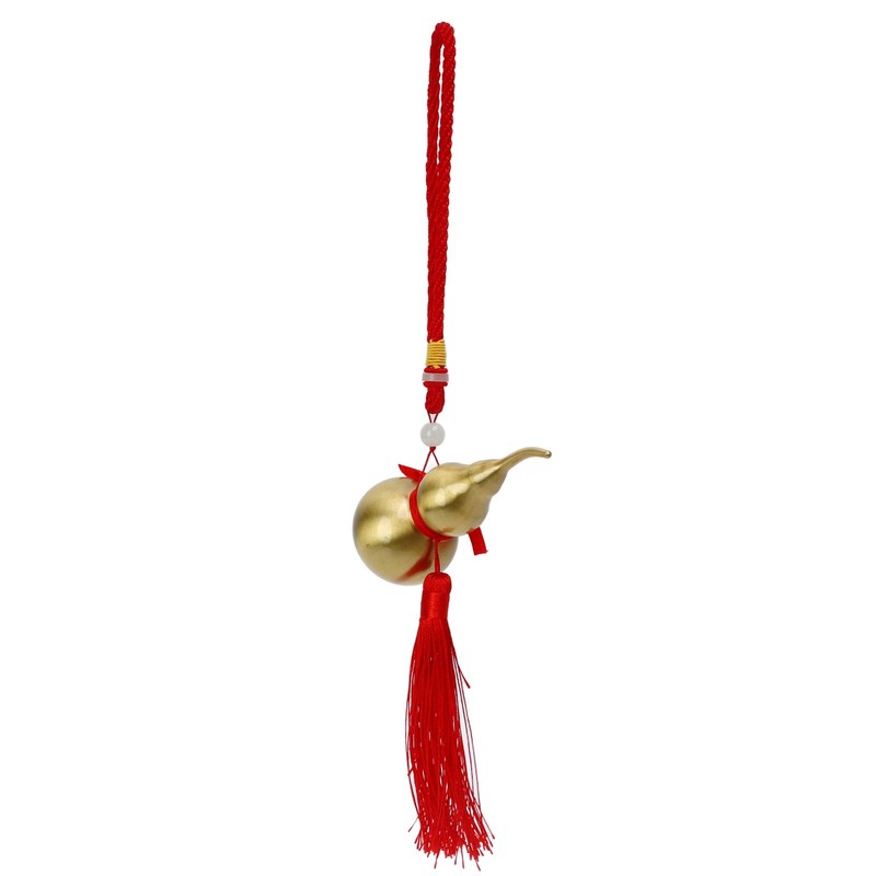 Feng Shui Wu Lou Red Lucky Tassel 10cm High Rope