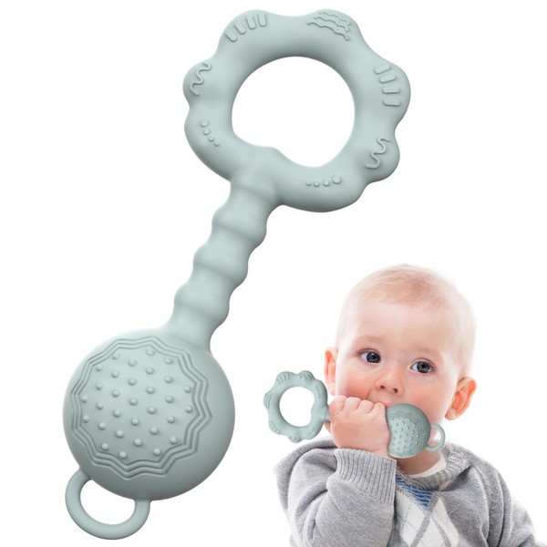 Teethers for Babies 0-6 Months, Rattles for Babies 6-12 Months,