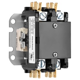 Heschen HVAC Motor Contactor, HSJL-40/2, 2 Poles, 40A, 120VAC 50/60Hz Coil, for Air Conditioner, Heat Pump, Refrigeration Systems, UL Listed