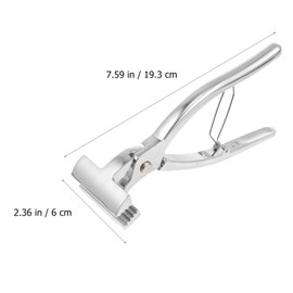 NUOBESTY 1 x fabric pliers, multifunctional pliers, tension hooks, spring collet pliers for clamping clamp, metal pliers, stainless steel, mounting canvas, clip frame