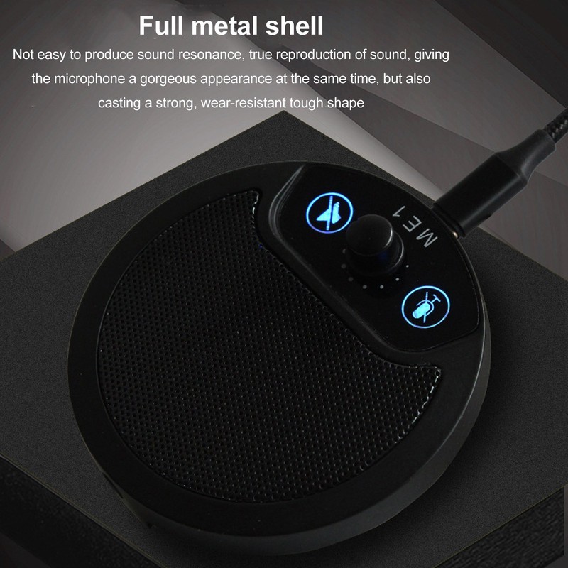 USB Conference Microphone Professional 360 Degree Omnidirectional Plug and Play