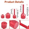 CNRAQR 4 Pcs Flange Two Hole Alignment Pins - 1-1/8"