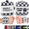 BEAR GRIP - Premium Heavy Duty Weight Lifting Wrist Wraps,