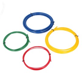 Spring Tube Benders, 4 Pcs 4m 1/4in, 3/8in, 1/2in, 5/8in Conditioning Copper Tubing Benders Spring, PE AC Tube Bending Tool Tube Bender Set for Soft Copper Brass Aluminum Thin Steel Tube