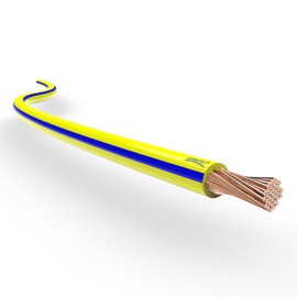 Auprotec Litze FLRy car electric wire, 0.75 mm², 1 mm², 1.5 mm², Length 5 m or 10 m, yellow / blue