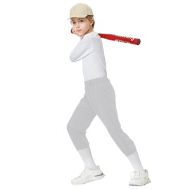 QBK 2T/3T/4T/5T to Youth Toddler Boys Knicker Baseball Pants Girl Softball Pants Kids Tee Ball Pants (Light Grey 4T)