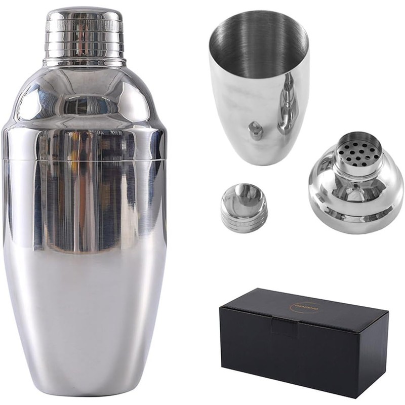 Cocktail Shaker 500ml 0.8mm Thick Cup Body Measuring Cup 30ml