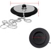Loopunk Bath Stopper, Rubber Water Stopper, Bathroom Tub Drain Stopper,