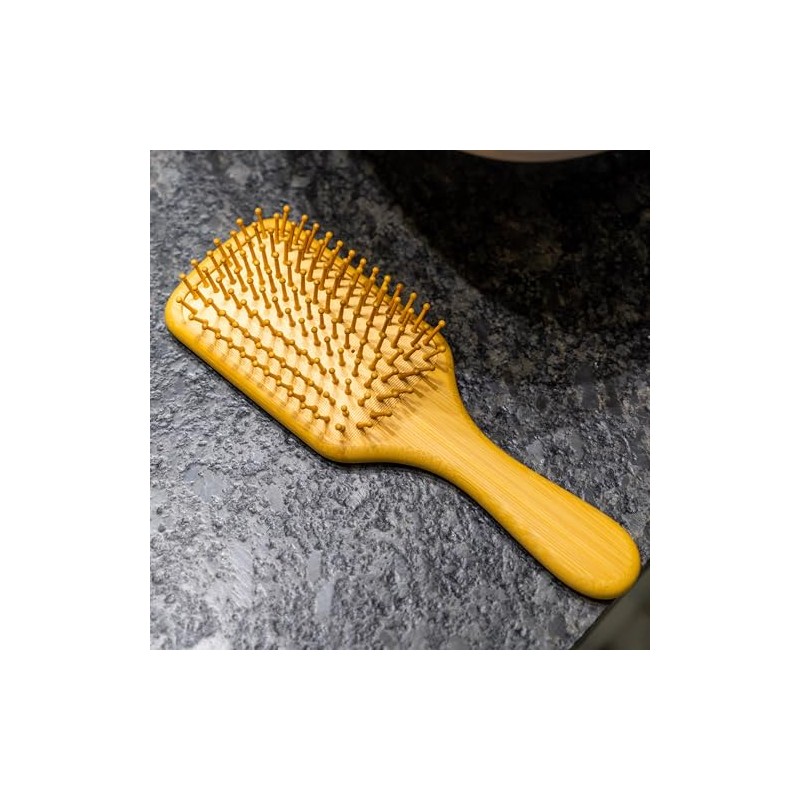 EcoGreen® - Cepillo de Bambú Cuadrado, con cerdas naturales de