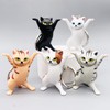 Shining crown Cat Keychain, Cute Cat Keyring, Cartoon Magical Cat