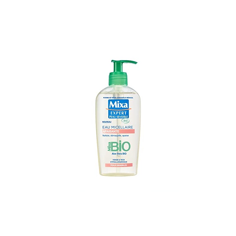 MIXA - Eau démaquillante - BIO Aloe vera et Glycérine