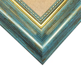 AMHOME 3.5x3.5 Picture Frame Blue Square Photo Frame The Overall Size 5.5x5.5 Picture Frame Desktop Display Mount on the wall.Plexiglass Panel (not Glass), Plastic Packaging (not Carton Packaging).