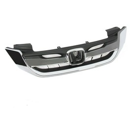 YUOQDKE for Honda for Accord EX-L/LX/Sport 2013-2015 & Hybrid EX-L 2014-2015 9Th Gen 4 Door Chrome JDM Mod Style Front Hood Grille ABS Plastic