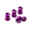 Reverse Chainring Screws Set of 4 Aluminium Purple