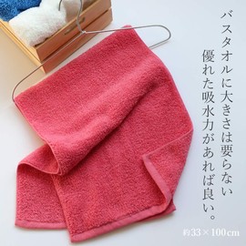 Bath Towel Graduation Declaration, Approx. 13.0 x 39.4 inches (33 x 100 cm), 100% Cotton, Made in Japan (Pearl Gray)