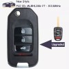 KEYECU Upgraded Flip Remote Key Fob 4B MLBHLIK6-1T for 2013 2014 2015 2016 Honda Accord
