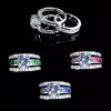 Purity *BRILLIANT* ALL CLEAR CZ WEDDING SET (RING JACKET)_SZ-5__