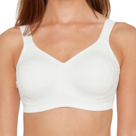 SUSA Women's Damen BH Ohne Bügel 8014 Minimizer Bra, Off-White (Champagner 002), 34 D