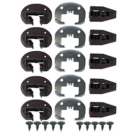 Kenlin Lot of 5 Sets of Enhanced Commercial Style Kenlin Rite-Trak II Model #168 (Drawer Stop with Roller) …