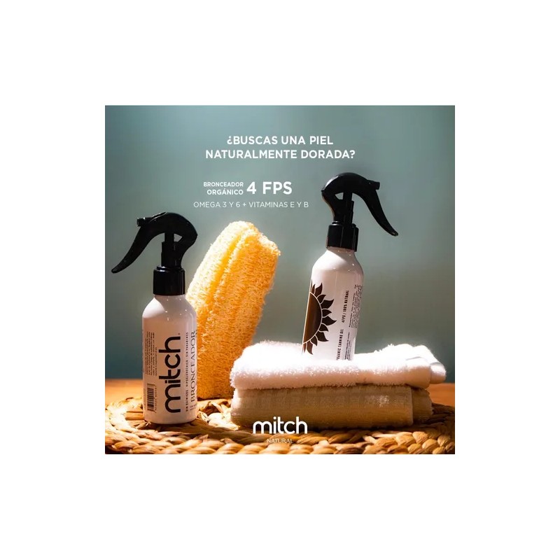 Bronceador 4 Fps 120ml Mitch Orgánico Ecovegan Cruelty Free