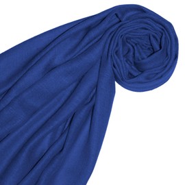 Lorenzo Cana Pashmina Women's Scarf 100% Cashmere Scarf Cashmere Scarf Cashmere Scarf, royal