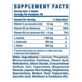 Aminoacidos Bcaa Xs Ronnie Coleman 200 Tabletas 50 Servicios Sabor N/a