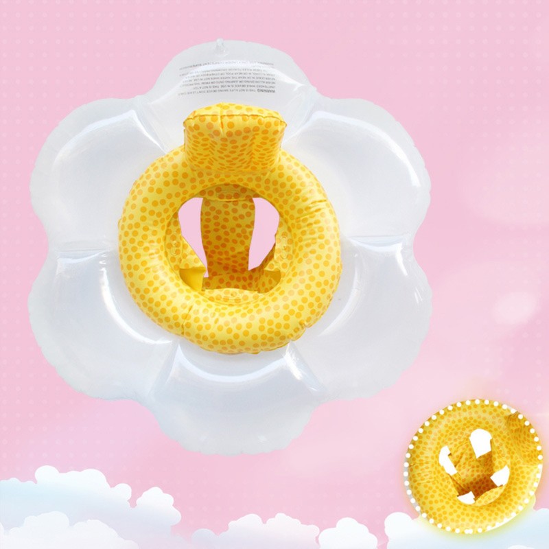 Baby Sun Flower Swimming Ring Kids Inflatable Floating Ring Swim