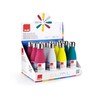 IBILI - Double Wall Colorful 350ml 18/10 Stainless Steel Reusable