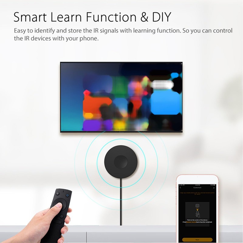 WiFi RF IR Universal Remote Controller, Learning WiFi Remote Control