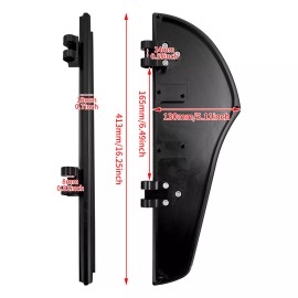 Unbranded Defiance Non-Slip Front Floorboards Foot Peg Fit For Harley Dyna Touring Softail