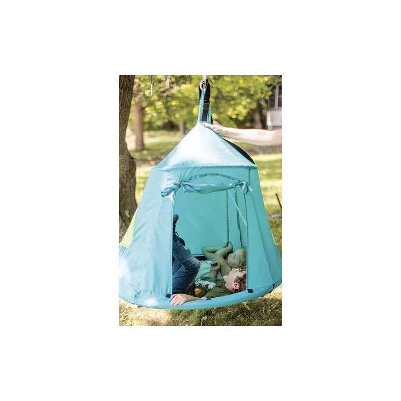 Slackers Teal Swing House Canopy Attachment Vented Mesh Top Outdoor