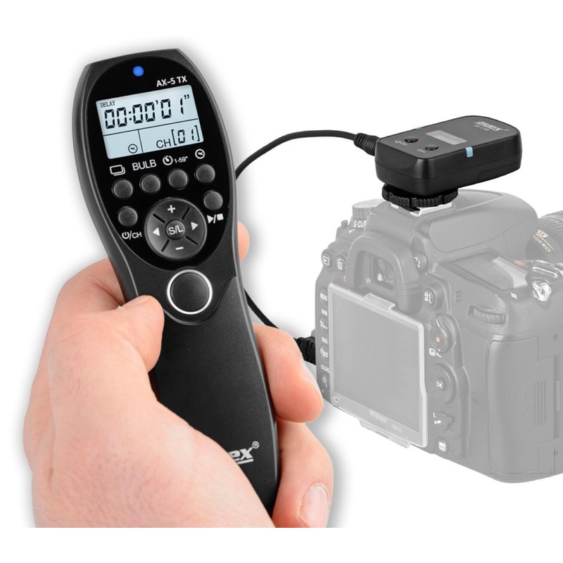 Radio Timer Remote Shutter Release AX-5 RR100 e.g. X-100F XT-20