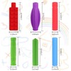 AWSOLAR 10 Pcs Pencil Chew Topper Sensory, Chewable Pen Toppers